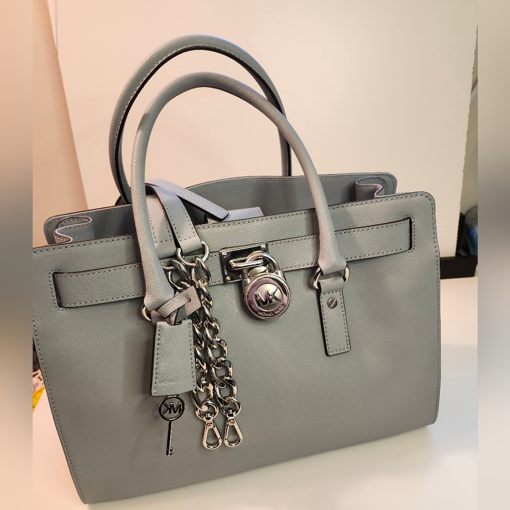Michael Kors Hamilton Saffiano Leather East West Satchel LARGE